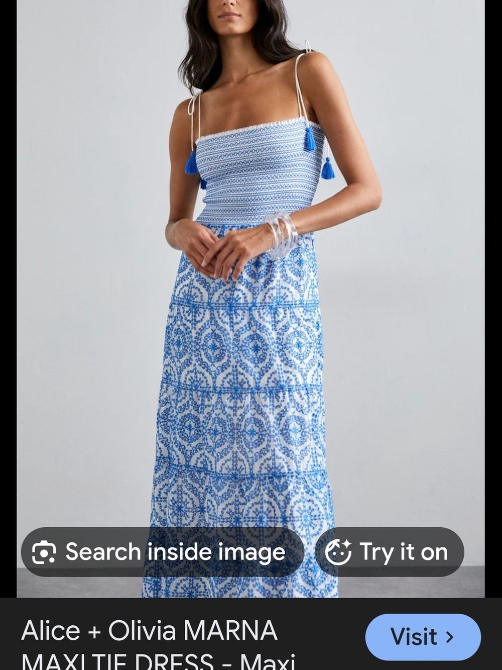 Alice + Olivia Maxi Dress Size 8 - Picture 8 of 8